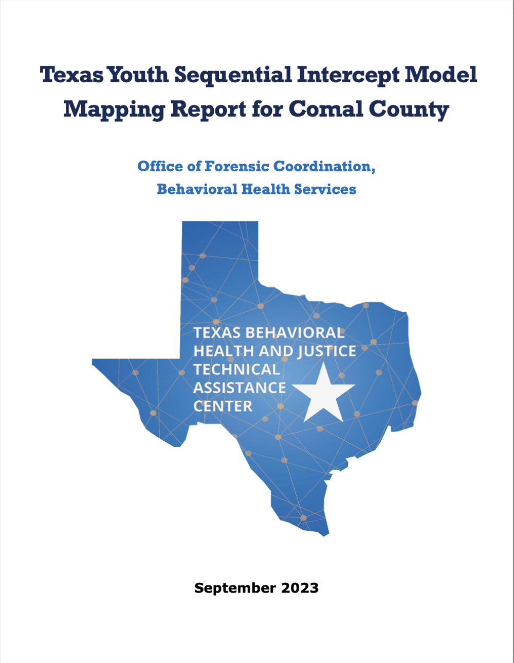 Comal County Youth SIM Report