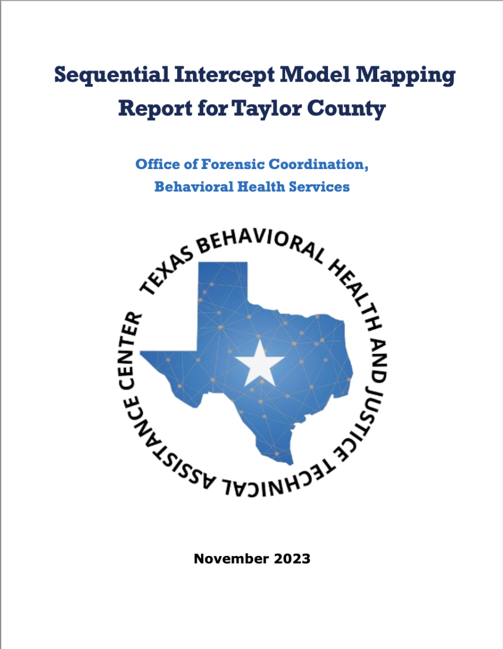 Taylor County SIM Report