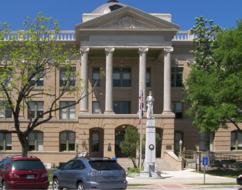 Williamson County Courthouse in Georgetown, Texas.