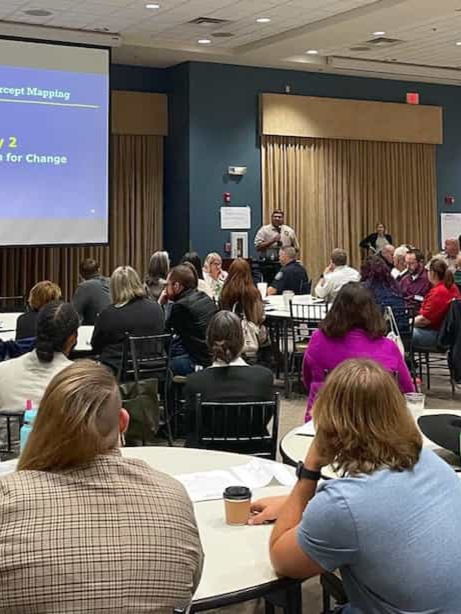 Group of people at a conference
