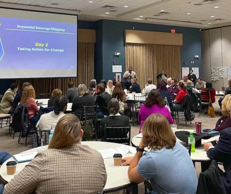Group of people at a conference